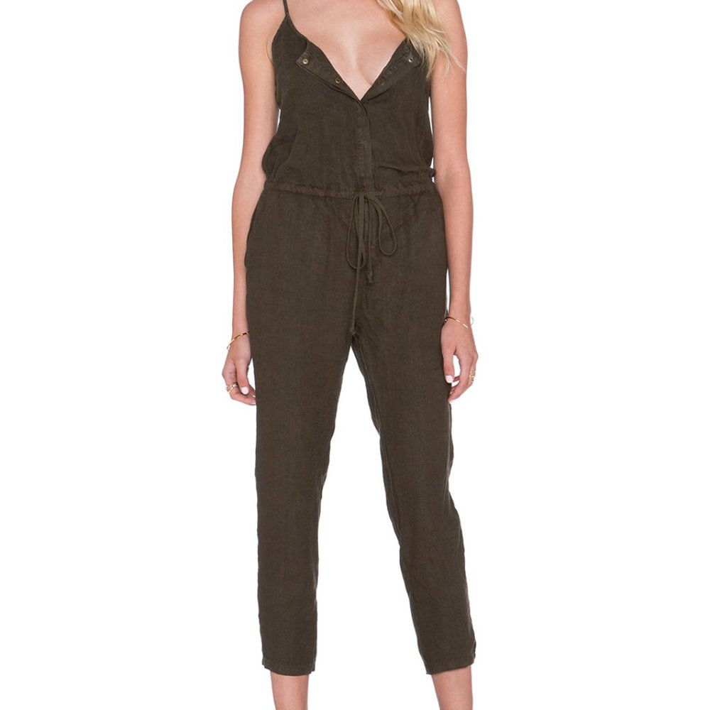 Enza Costa Linen Jumpsuit